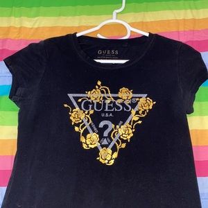 Guess T shirt short sleeve black